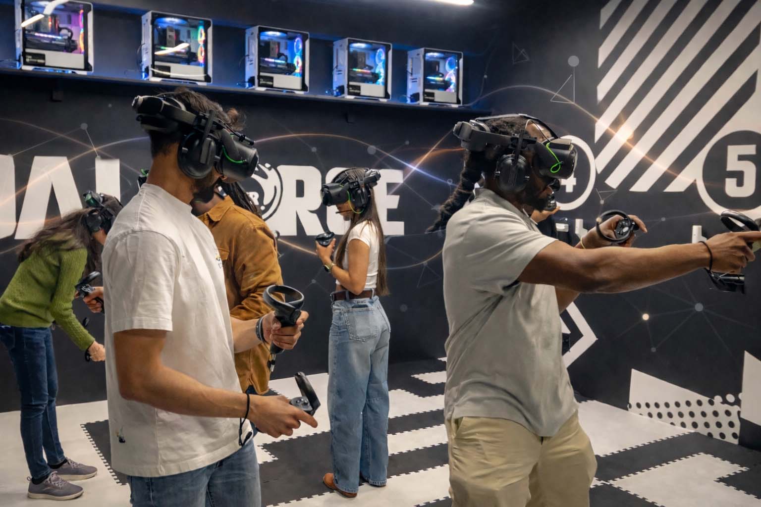 Guests at a Tidal Force VR community night.